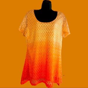 Lace blouse dressy or business wear